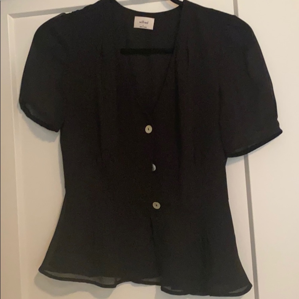 Aritzia silk top